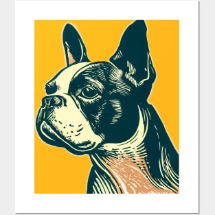 Boston Terrier Art Posters and Art